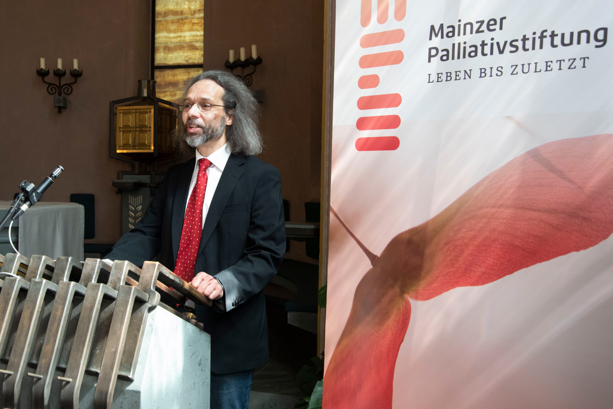 Verleihung des Cicely Saunders-Preises der Mainzer Palliativstiftung an Herrn Pfarrer Dr. h.c. Erhard Weiher – Foto: Thomas Boehm