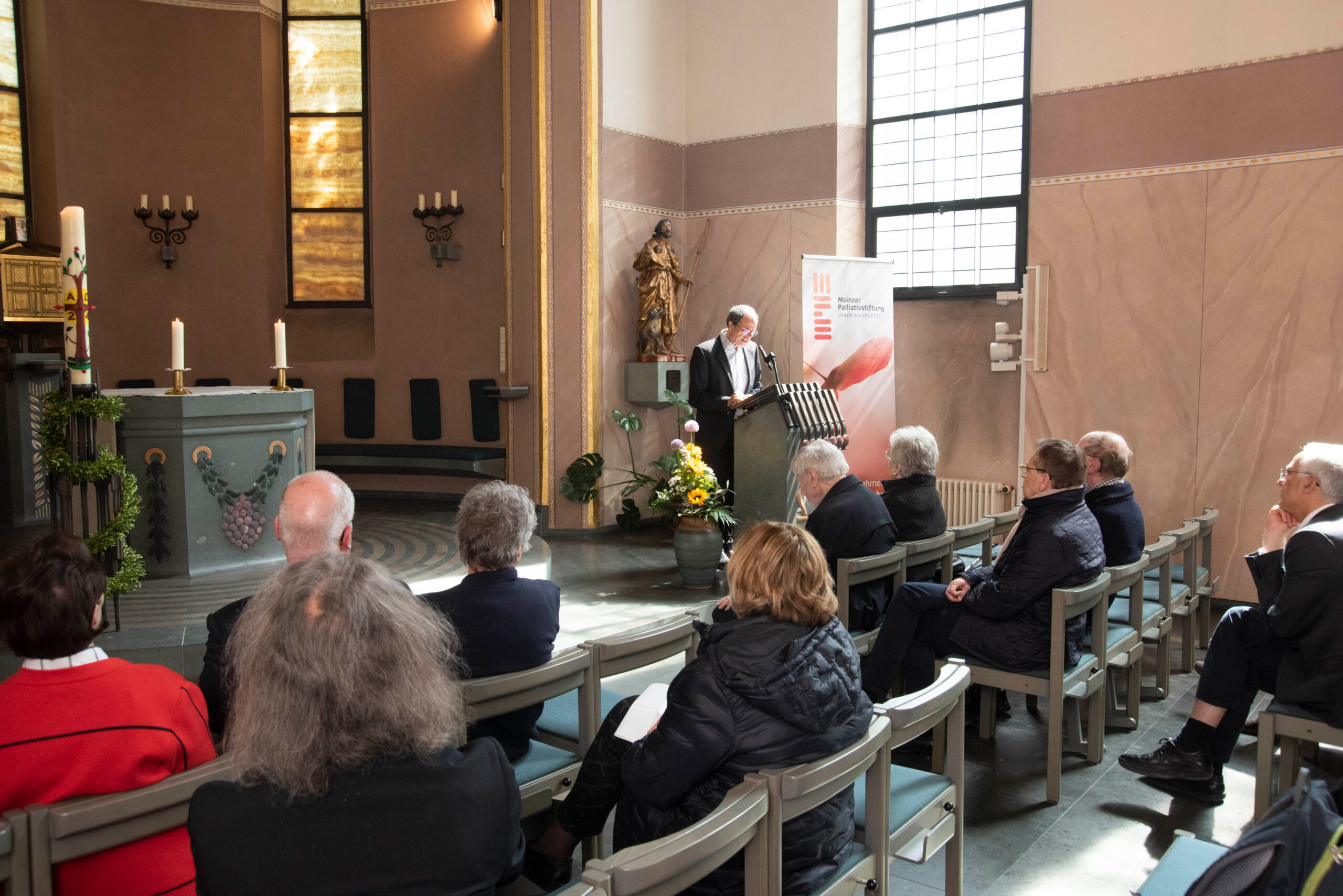 Verleihung des Cicely Saunders-Preises der Mainzer Palliativstiftung an Herrn Pfarrer Dr. h.c. Erhard Weiher – Foto: Thomas Boehm